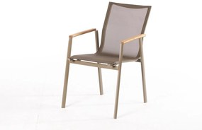 Záhradná jedálenská stolička Komesi 1 (cappuccino) . Vlastná spoľahlivá doprava až k Vám domov. 1093845