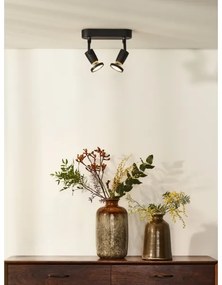 Lucide 11903/10/30 - LED bodové svietidlo JASTER-LED 2xGU10/5W/230V čierne