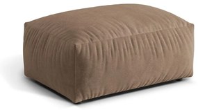 Svetlohnedá zamatová modulárna podnožka Martina – Micadoni