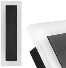 LED Vonkajšie nástenné svietidlo LED/19W/230V IP54 čierna