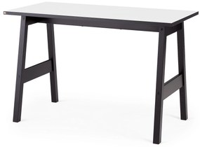 Kancelársky pracovný stôl NOMAD, 1200x600 mm, biela / čierna