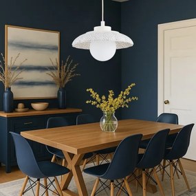 Argon 8947 - Závesné svietidlo na lankách BOLL 1xG9/6W/230V biela