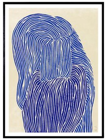 THE POSTER CLUB Autorský plagát Deep Blue by Rebecca Hein 50x70 cm