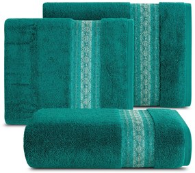 BAVLNENÝ UTERÁK MALIKA 70X140 CM TYRKYSOVÁ