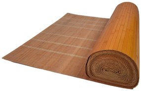Oranžová bambusová rohož za posteľ - metráž Šírka rohože: 90 cm, Dĺžka rohože: 600 cm