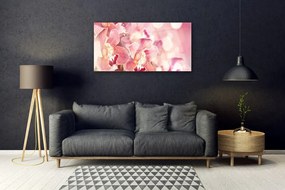 Obraz na skle Kvety rastlina 125x50 cm