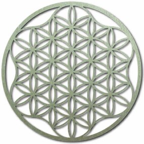 Obraz mandala na stenu z preglejky do 120 cm: Prírodná preglejka - Topoľ  natural Rozmer 50 cm 3964-49819 PR0337