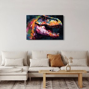 Obraz - Dinosaurus, maľba (90x60 cm)