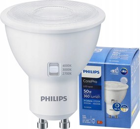 LED žiarovka GU10 4,8W 360lm CorePro CCT