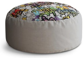 Taburet Circle graffiti, farebná