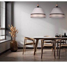 Duolla - Luster na lanku AVIGNON 2xE27/15W/230V béžová