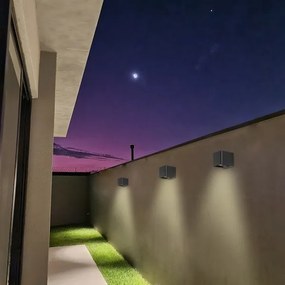 Rabalux 77168 - LED Vonkajšie nástenné svietidlo HALLSTATT LED/10W/230V IP54 čierna