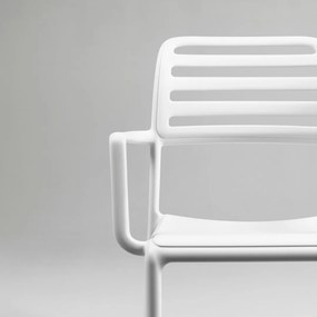 COSTA ARMCHAIR záhradná stolička s podrúčkami bianco