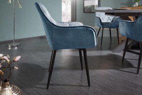 Stolička Milano petrol velvet
