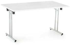 Skladací stôl Impress 140 x 80 cm, biela