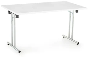 Skladací stôl Impress 140 x 80 cm, biela