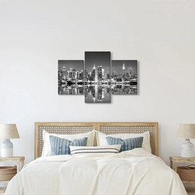 Obraz - New York, čiernobiely (90x60 cm)