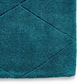 Smaragdovozelený vlnený koberec Think Rugs Kasbah, 150 x 230 cm