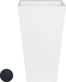 Besco Voľne stojace umývadlo z liateho mramoru Vera Glam G UM VS 50x42x85 cm, bez otvoru pre batériu