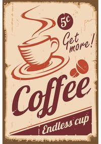 Ceduľa Coffee Get More!