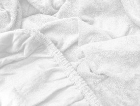 Froté plachta PREMIUM biele 140x200 cm