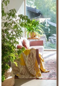 Merino deka Kuutamo 130x180, béžovo-žltá