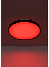 Eglo 300692-LED RGBW stropné svietidlo MOZONCILLO-Z LED/28,3W/230V čierna + diaľkové ovládanie