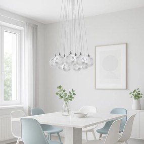 Toolight Toolight, závesné svietidlo 13xG9, MS025-13CP, chrómová, OSW-09640