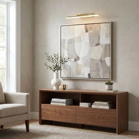 Toolight Toolight, LED nástenné svietidlo, 60cm, 9W, 4000K, 1000lm, APP1873-1W, Zlatá, OSW-66028