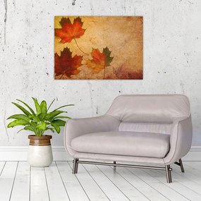 Sklenený obraz s jesenným motívom (70x50 cm)