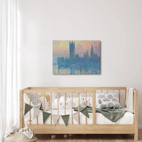 Obraz - Claude Monet, The Houses of Parliament, Sunset, reprodukcia (70x50 cm)