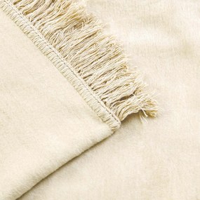 BAVLNENÁ DEKA COTTON CLOUD 150X200 CM KRÉMOVÁ