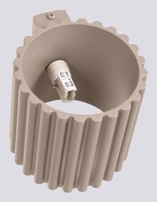 Taupe nástenné svietidlo ø 10 cm Zora – Sollux