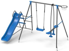 Kovová hojdačka Tymek modrá