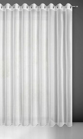 Biela záclona SONIA so štruktúrou jemného dažďa 400x250 cm