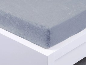 XPOSE® Mikroplyšová plachta Exclusive - svetlo sivá 90x200 cm