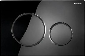 Geberit 115.882.DW.1 - Splachovacie tlačidlo Sigma20 24,6x16,4 cm čierne