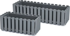 Truhlík DOREEN sivý kameň