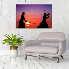 Obraz - Samuraji (90x60 cm)