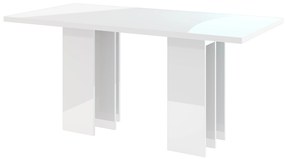 Jedálenský stôl Marabo (lesk biely) (pre 6 osôb). Vlastná spoľahlivá doprava až k Vám domov. 1055191