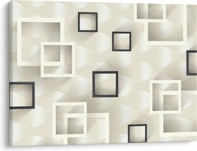 Geometrický abstraktný obraz (70x50 cm)