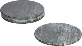 Sivé mramorové tácky v súprave 4 ks Tresa – Kave Home