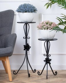 STOJAN NA KVETINÁČ BROSE 55X38 CM ČIERNA