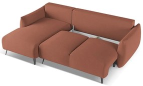 Ružová rohová pohovka (ľavý roh) Malie – Makamii