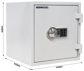 Rottner Fire Safe 40 EL nábytkový ohňovzdorný trezor šedý