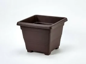 Plastia Kvetináč Begonia 60 x 60, čokoláda
