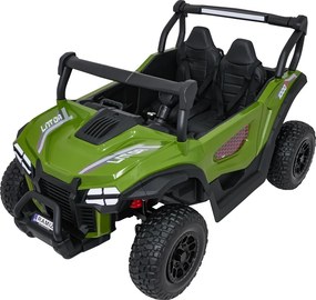 Ramiz Elektrická bugina Gravity pre deti zelená + pohon 4x4 + diaľkové ovládanie