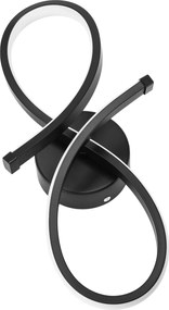 Toolight Toolight, LED nástenné svietidlo APP1050-W, čierna, OSW-01695