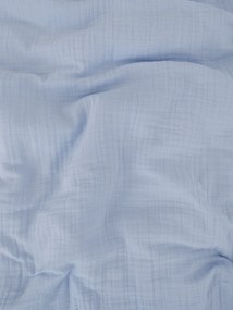 Mušelínová obliečka na vankúš 40 × 60 cm – Alexia svetlo modrá