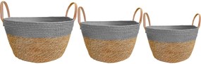 Dekorstudio Sada prírodných košov BOHO STYLE YT21B-35
